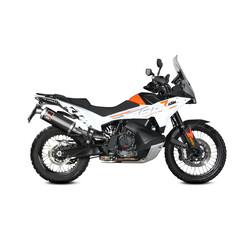 EXHAUST MIVV DAKAR KTM 890 ADVENTURE 2023-2024, APPROVED STEEL BLACK