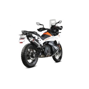 EXHAUST MIVV DAKAR KTM 890 ADVENTURE R 2021-2022, APPROVED STEEL BLACK