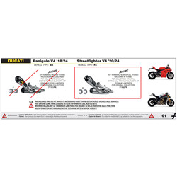 COPPIA TERMINALI DI SCARICO ARROW WORKS DUCATI PANIGALE V4 2022-2024, TITANIO/CARBONIO, RACING