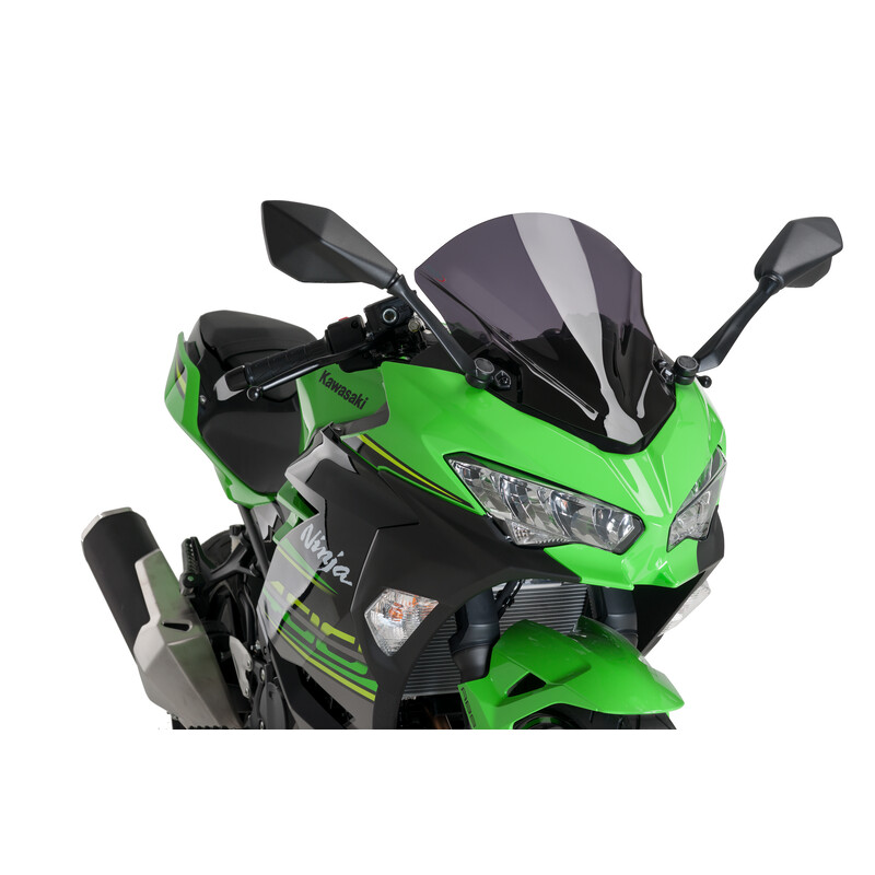 PUIG Z-RACING SCREEN KAWASAKI NINJA 400 2023, DARK SMOKE