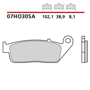 SET VORDERER SINTER BREMSBELÄGE BREMBO KAWASAKI VERSYS-X 300 2017-2020 (SA COMPOUND)
