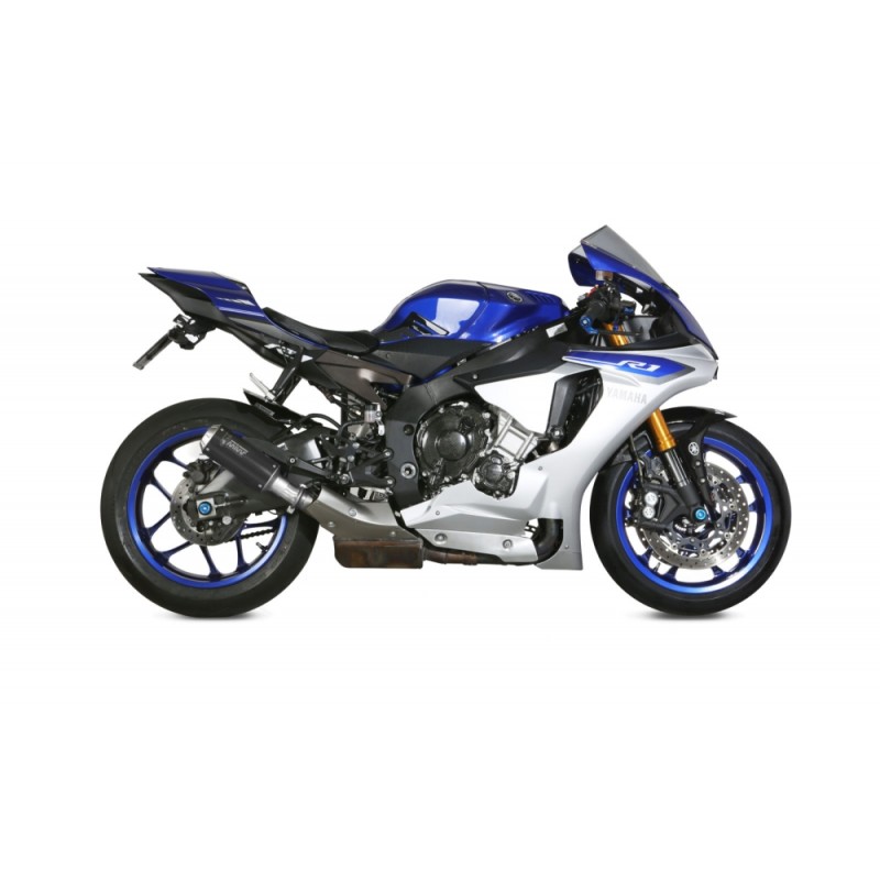 TERMINALE MIVV MK3 YAMAHA R1 2020-2024, OMOLOGATO CARBONIO