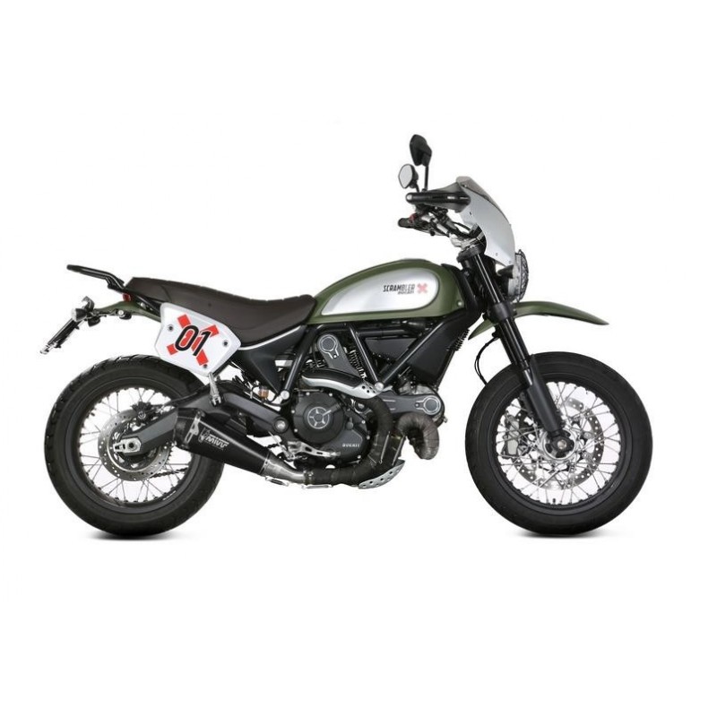 TERMINALE MIVV DELTA RACE DUCATI SCRAMBLER FULL THROTTLE 800 2019-2020, DEKAT BLACK/CARBONIO