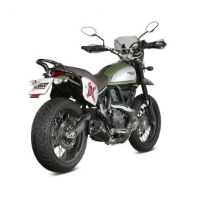 TERMINALE MIVV DELTA RACE DUCATI SCRAMBLER ICON 800 2019-2020, DEKAT BLACK/CARBONIO