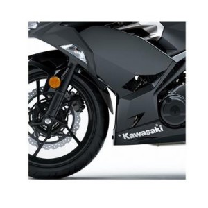 PUIG FRONT FENDER EXTENSION KAWASAKI Z 400 2023, MATT SCHWARZ