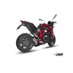 EXHAUST MIVV DOUBLE GUN HONDA CB 1000 R 2011-2017, APPROVED STEEL