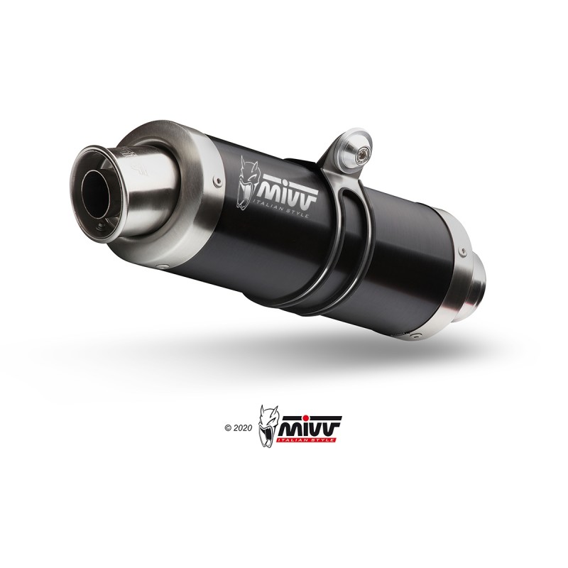 EXHAUST MIVV GP APRILIA RSV4 FACTORY APRC 2011-2012, DEKAT BLACK