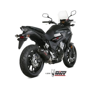 EXHAUST MIVV OVALE HONDA CB 500 X 2019-2020, APPROVED CARBON