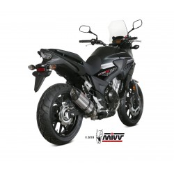 EXHAUST MIVV SUONO HONDA CB 500 X 2019-2020, APPROVED STEEL/CARBON