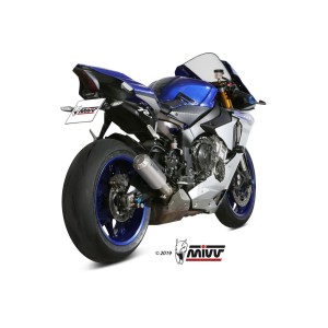 TERMINALE MIVV MK3 YAMAHA R1 2015-2019, OMOLOGATO ACCIAIO