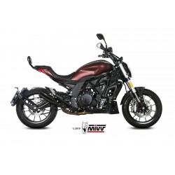 TERMINALE MIVV DOUBLE GUN BENELLI 502 C 2022-2024, OMOLOGATO BLACK