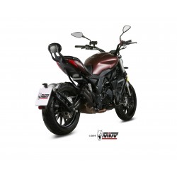 EXHAUST MIVV DOUBLE GUN BENELLI 502 C 2022-2024, APPROVED BLACK