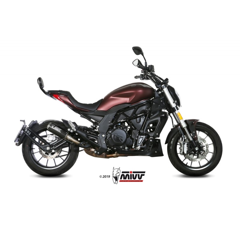 EXHAUST MIVV MK3 BENELLI 502 C 2022-2024, APPROVED CARBON