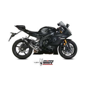 TERMINALE MIVV GP PRO YAMAHA R6 2017-2020, OMOLOGATO CARBONIO PASSAGGIO ALTO