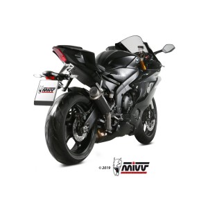EXHAUST MIVV GP PRO YAMAHA R6 2017-2020, APPROVED CARBON HIGH PASS