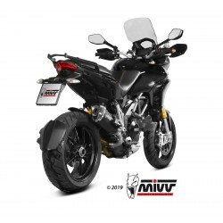 EXHAUST MIVV DELTA RACE DUCATI MULTISTRADA 1200 2010-2012, DEKAT BLACK/CARBON