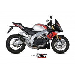 EXHAUST MIVV MK3 APRILIA TUONO V4 1100 FACTORY 2017-2020, NOT APPROVED BLACK