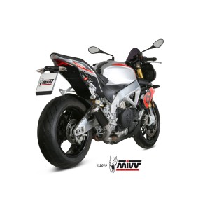 TERMINALE MIVV MK3 APRILIA TUONO V4 1100 FACTORY 2017-2020, NON OMOLOGATO BLACK