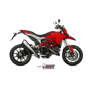 TERMINALE MIVV DELTA RACE DUCATI HYPERMOTARD 939 2016-2018, DEKAT ACCIAIO/CARBONIO
