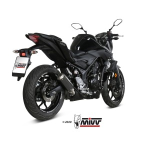 EXHAUST MIVV MK3 YAMAHA MT-03 2022-2024, NOT APPROVED CARBON