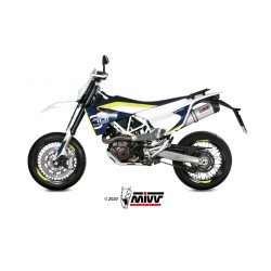 EXHAUST MIVV OVALE HUSQVARNA 701 ENDURO 2021-2024, DEKAT TITANIUM/CARBON