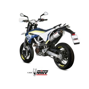 EXHAUST MIVV OVALE HUSQVARNA 701 ENDURO 2021-2024, DEKAT TITANIUM/CARBON
