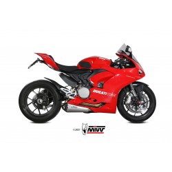 EXHAUST MIVV DELTA RACE DUCATI PANIGALE V2 2020-2024, DEKAT STEEL/CARBON