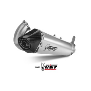 TERMINALE MIVV DELTA RACE DUCATI STREETFIGHTER V2 2022-2024, DEKAT ACCIAIO/CARBONIO