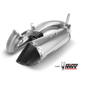TERMINALE MIVV DELTA RACE DUCATI STREETFIGHTER V2 2022-2024, DEKAT ACCIAIO/CARBONIO