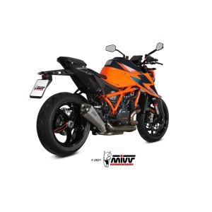 TERMINALE MIVV DELTA RACE KTM 1290 SUPER DUKE R 2021-2024, OMOLOGATO ACCIAIO/CARBONIO