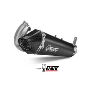 EXHAUST MIVV DELTA RACE DUCATI PANIGALE V2 2020-2024, DEKAT BLACK/CARBON
