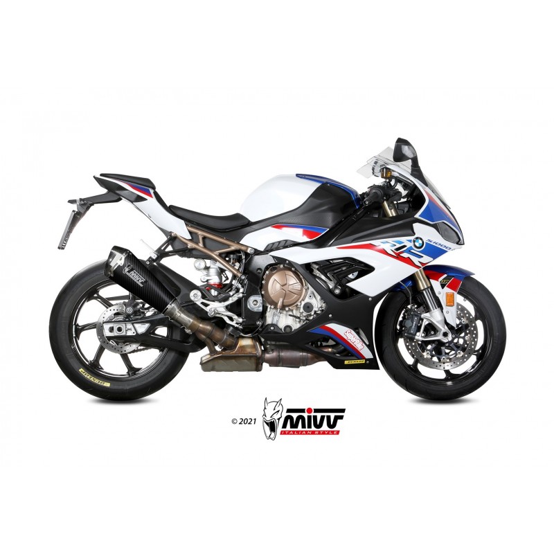 EXHAUST MIVV DELTA RACE BMW S 1000 RR 2021-2022, APPROVED CARBON