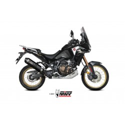 EXHAUST MIVV SPEED EDGE HONDA AFRICA TWIN 1100 2020-2023, APPROVED BLACK/CARBON