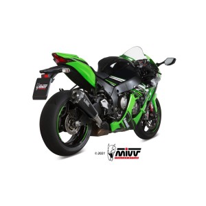 TERMINALE MIVV DELTA RACE KAWASAKI ZX-10R 2016-2020, OMOLOGATO CARBONIO