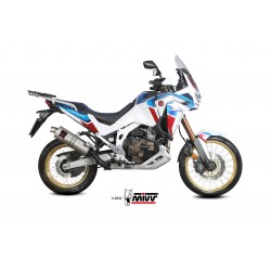 EXHAUST MIVV DAKAR HONDA AFRICA TWIN 1100 2020-2023, APPROVED STEEL