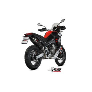 TERMINALE MIVV DAKAR APRILIA TUAREG 660 2022-2024, OMOLOGATO BLACK