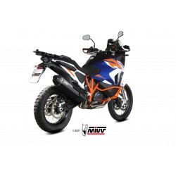 EXHAUST MIVV SPEED EDGE KTM 1290 SUPER ADVENTURE R 2021-2024, APPROVED BLACK/CARBON