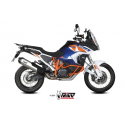 EXHAUST MIVV SPEED EDGE KTM 1290 SUPER ADVENTURE R 2021-2024, APPROVED TITANIUM/CARBON