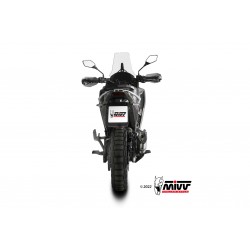 EXHAUST MIVV SUONO MOTO MORINI X-CAPE 650 2022-2023, APPROVED STEEL/CARBON