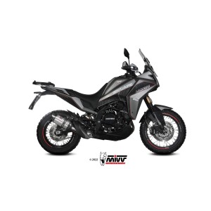 TERMINALE MIVV SUONO MOTO MORINI X-CAPE 650 2024-2025 (EURO 5), OMOLOGATO ACCIAIO/CARBONIO