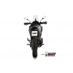 EXHAUST MIVV SUONO MOTO MORINI X-CAPE 650 2022-2023, APPROVED BLACK