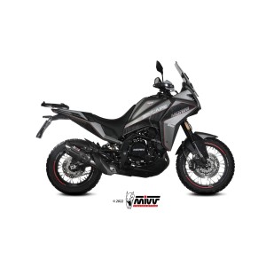 TERMINALE MIVV SUONO MOTO MORINI X-CAPE 650 2024-2025 (EURO 5), OMOLOGATO BLACK
