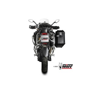 TERMINALE MIVV DAKAR TRIUMPH TIGER 1200 GT 2022-2024, OMOLOGATO BLACK