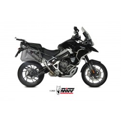 TERMINALE MIVV DAKAR TRIUMPH TIGER 1200 GT 2022-2024, OMOLOGATO ACCIAIO