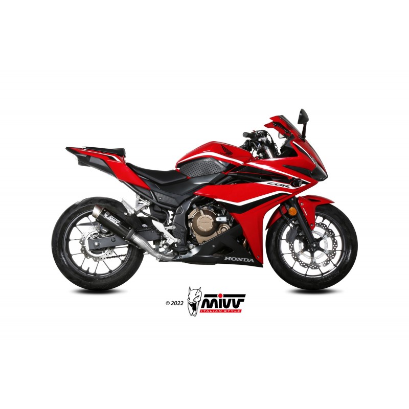 EXHAUST MIVV GP PRO HONDA CBR 500 R 2019-2020, APPROVED CARBON