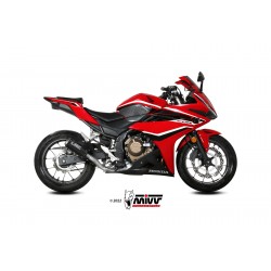 EXHAUST MIVV MK3 HONDA CBR 500 R 2019-2020, NOT APPROVED CARBON