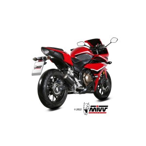 TERMINALE MIVV MK3 HONDA CBR 500 R 2019-2020, NON OMOLOGATO CARBONIO