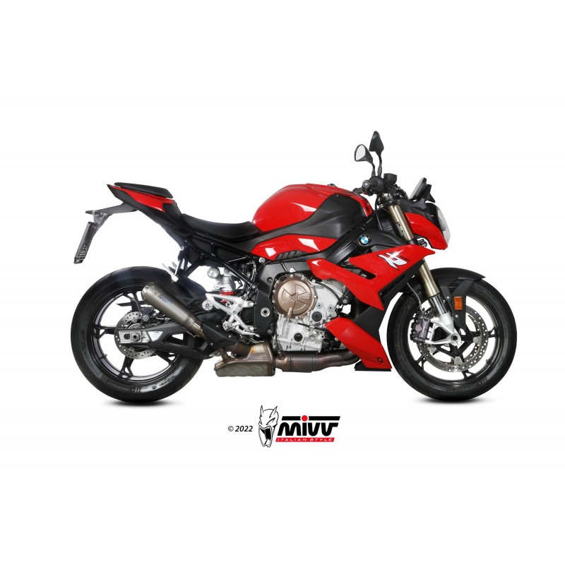 EXHAUST MIVV X-M1 BMW S 1000 R 2021-2024, APPROVED TITANIUM