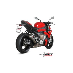 TERMINALE MIVV X-M1 BMW S 1000 R 2021-2024, OMOLOGATO TITANIO