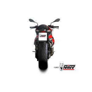 TERMINALE MIVV X-M1 BMW S 1000 R 2021-2024, OMOLOGATO TITANIO